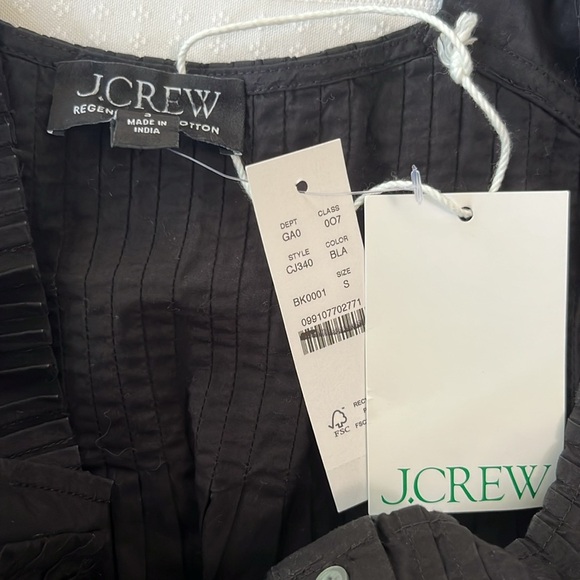 J. Crew Pintuck peplum top Size S - Picture 7 of 11